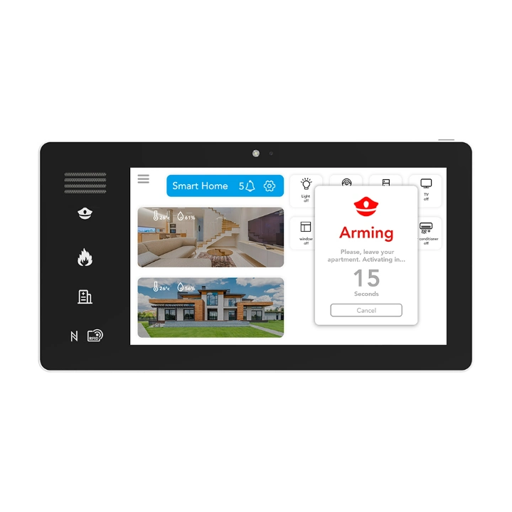 Poe Android Power Tablet 4 5 5 6 7 8 10 Inch Custom Vesa Zigbee Zig Wave Tuya Wall Mount Android Tablet Smart Home Control Panel
