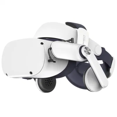 Bobovr A2 Air ヘッドフォン VR メガネ ヘッドセット 磁気イヤーマフ付き Oculus Quest2 用