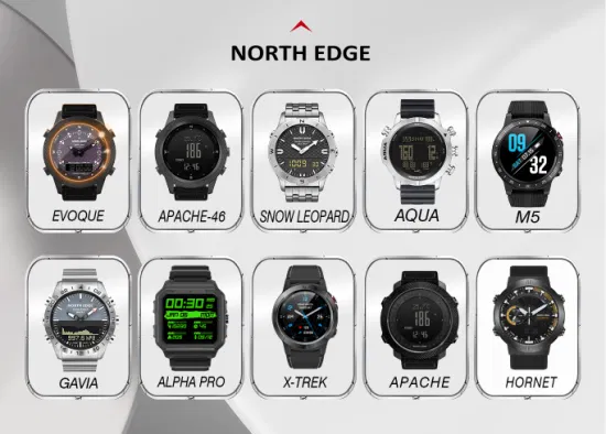 2022 ノースエッジステンレス鋼メンズ腕時計コンパスアウトドアスポーツスマート腕時計ギフト腕時計腕時計アナログ腕時計リロイインテリジェンテ Reloj Inteligente